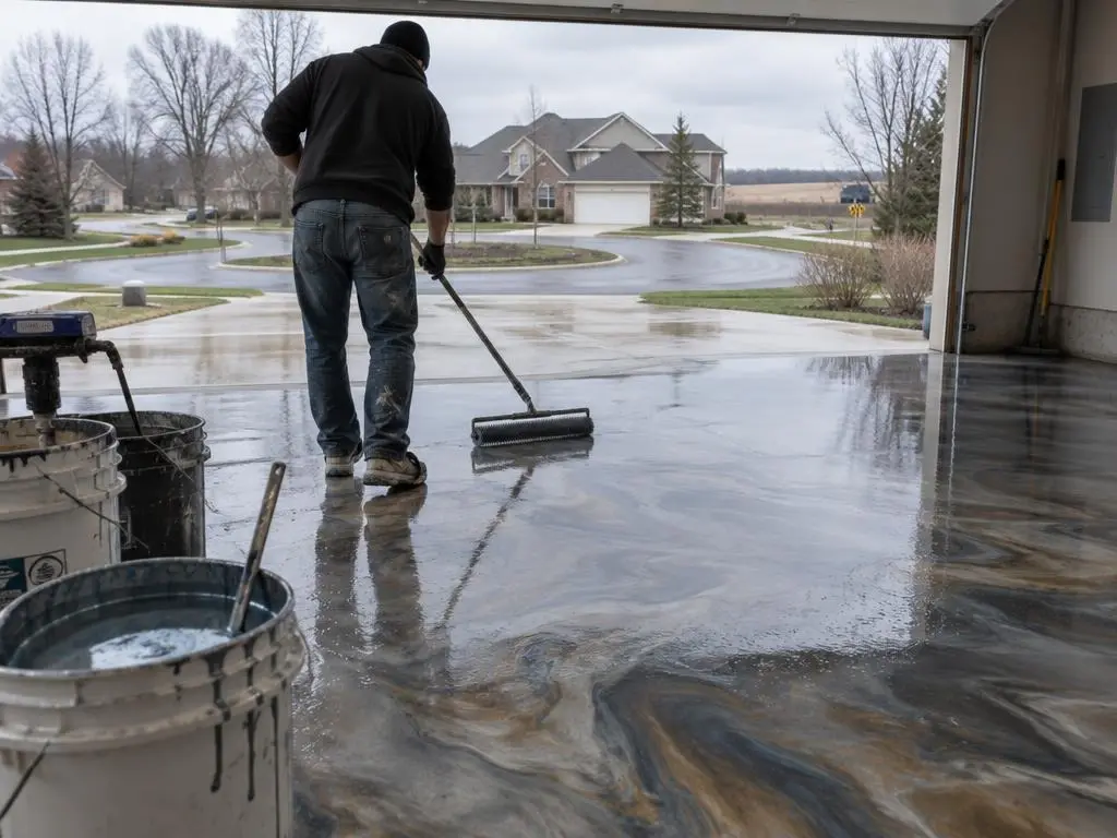 Metallic Epoxy Floors in Carmel, IN